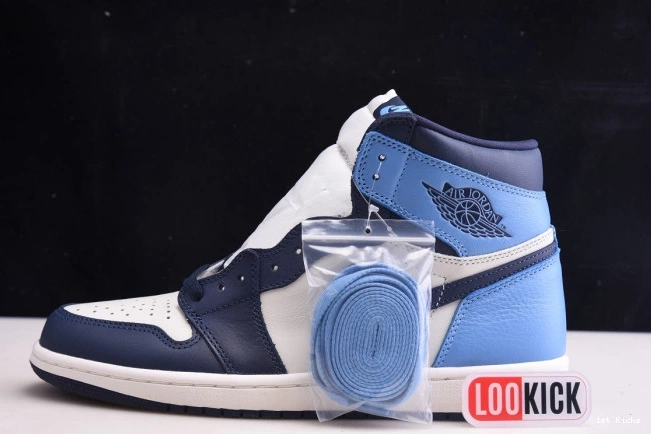 1st Kicks High OG Jordan 555088-140 Obsidian 1 Air Retro 0803